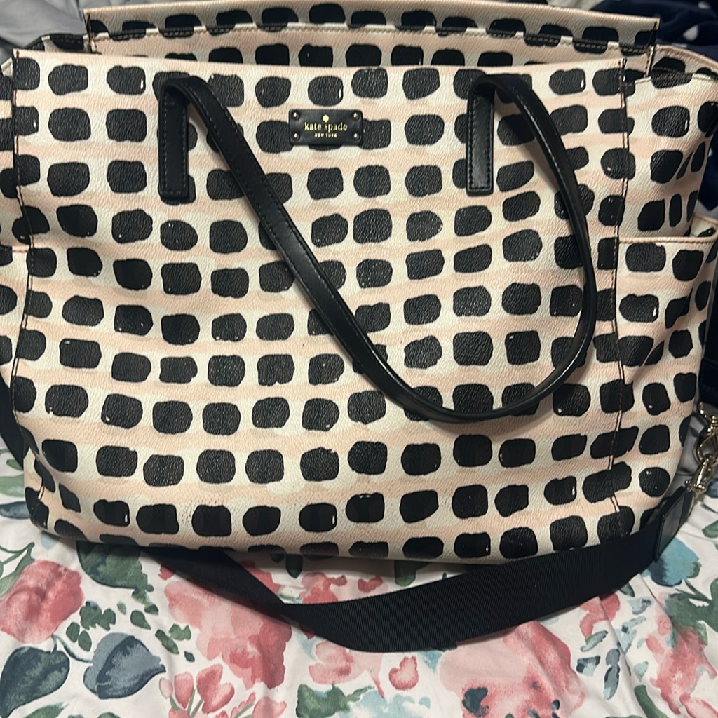 Barley Used Kate Spade Diaper Bag In Excellent Condition, Will Need A Zipper.